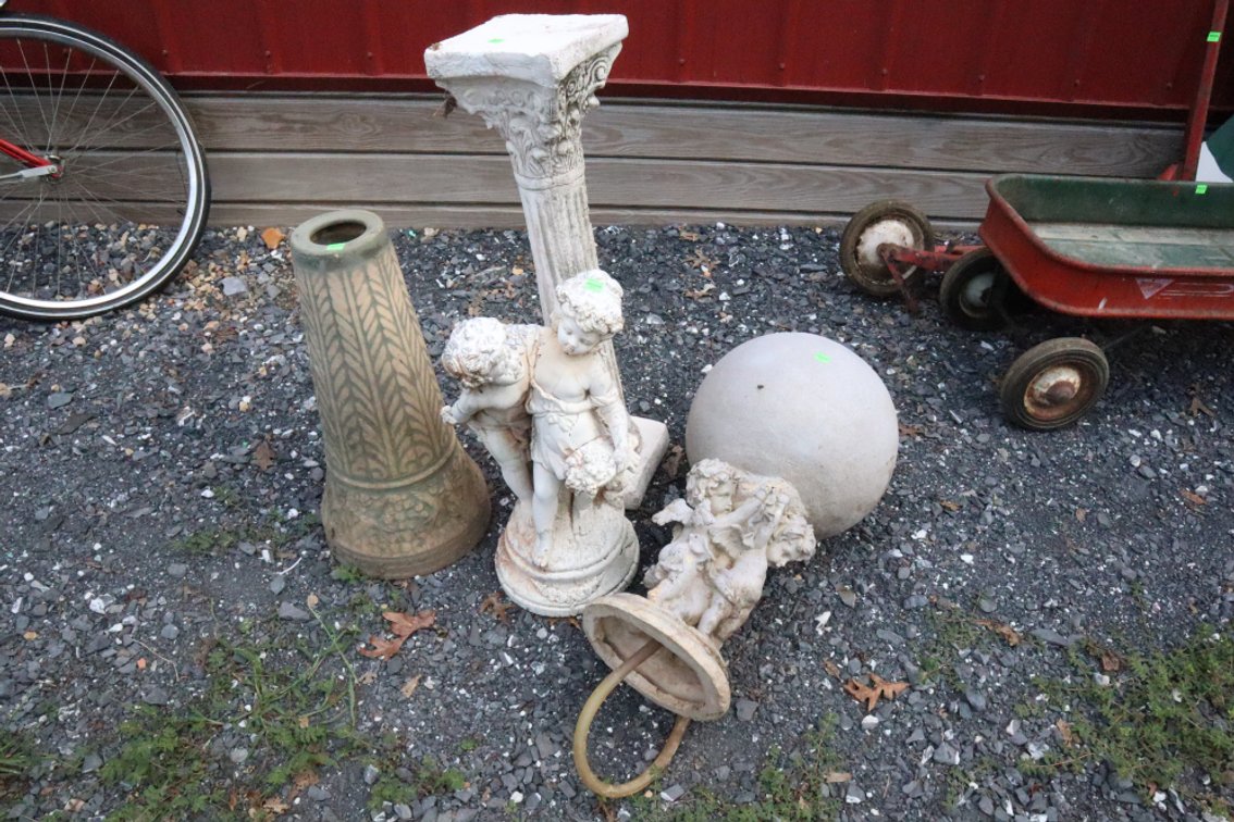 Group of Garden Ornaments