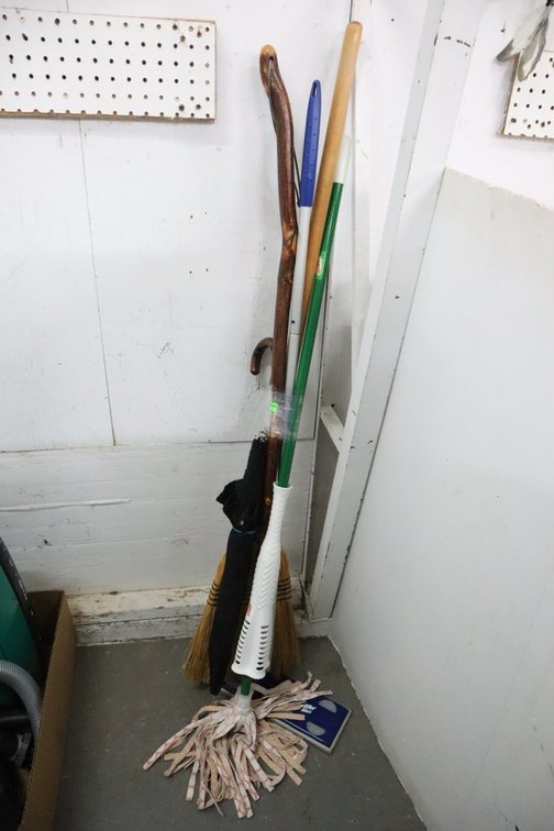 Broom, Mops, Walking Stick
