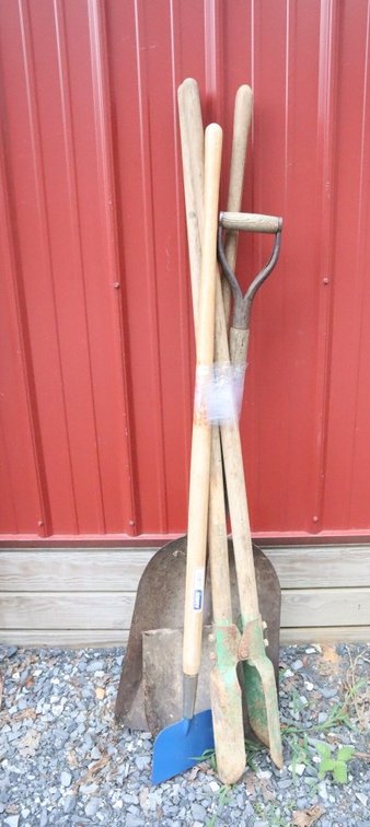 Shovels and Post Hole Digger