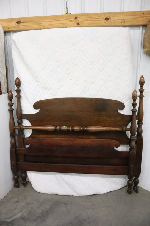 Full Size Bed Frame With Mattress, No Box Spring