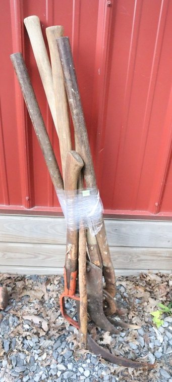 Antique Scythes, Brush Ax, Large Loppers