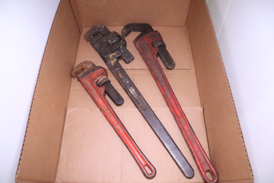 3 Pipe Wrenches