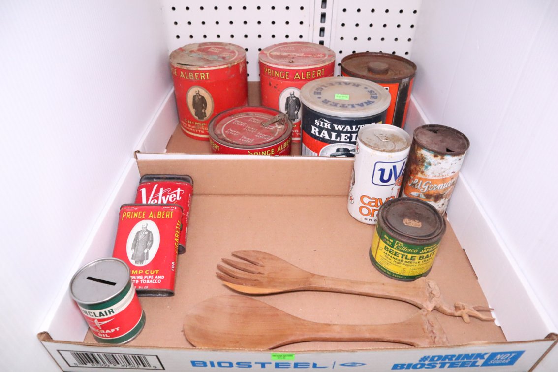 Tobacco Tins and Collectibles