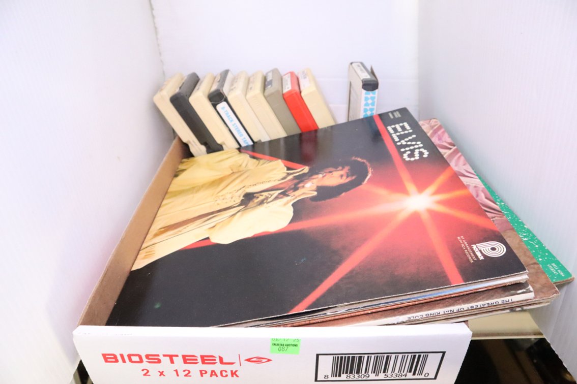 Vinyl Records and 8-Tracks