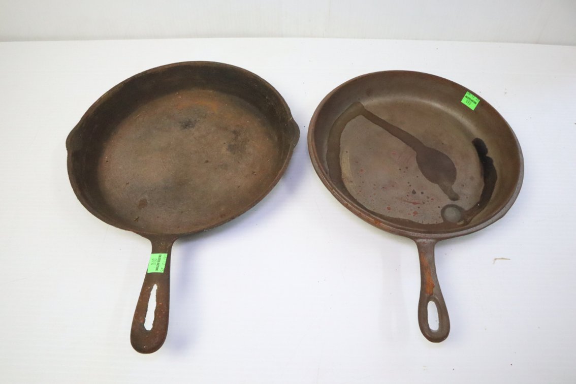 Pair of Cast Iron Skillets