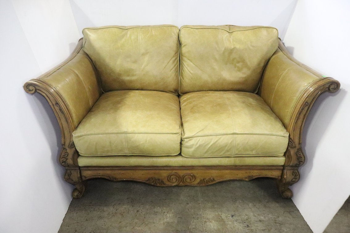 Leather Loveseat