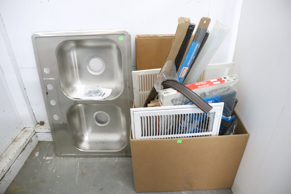 New Air Filters, Stainless Steel Sink, Vent Covers
