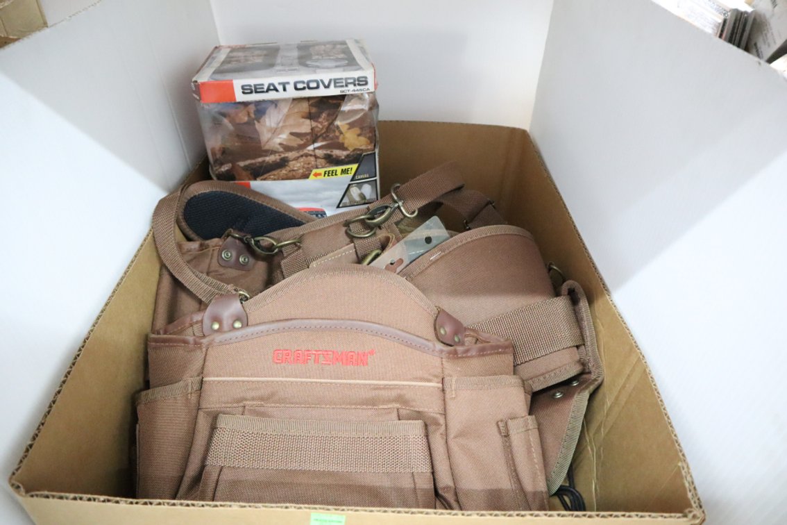 New Craftsman Tool Belt, Camo Seat Covers