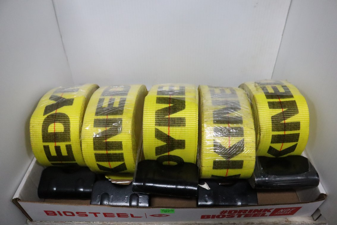 5 New 3" Tie Down Straps