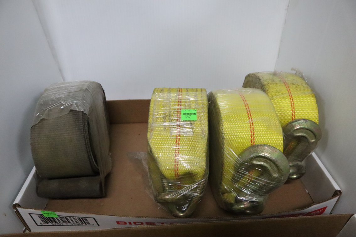 Four 3" Tie Down Straps