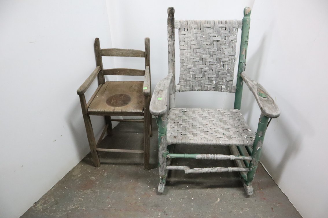 Pair of Rustic Chairs