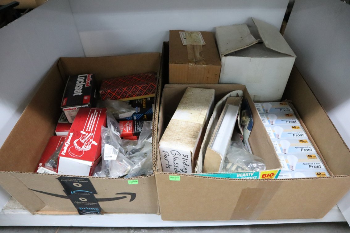 Light Bulbs, Cabinet Door Handles, Miscellaneous Hardware