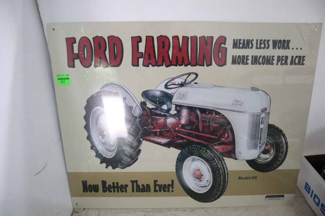 Ford Model 8N Metal Sign