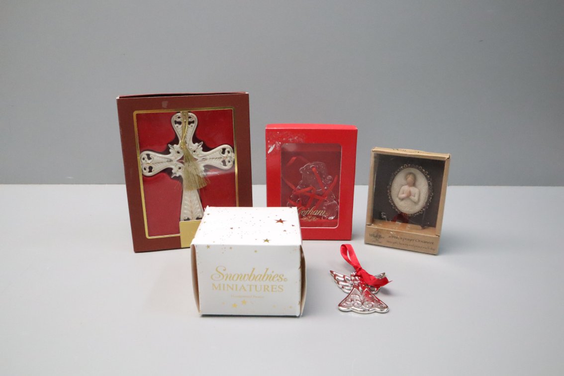 Lenox and Willow Tree Ornaments