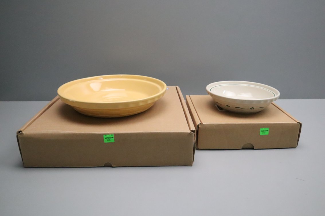 Pair of Longaberger Pie Plates