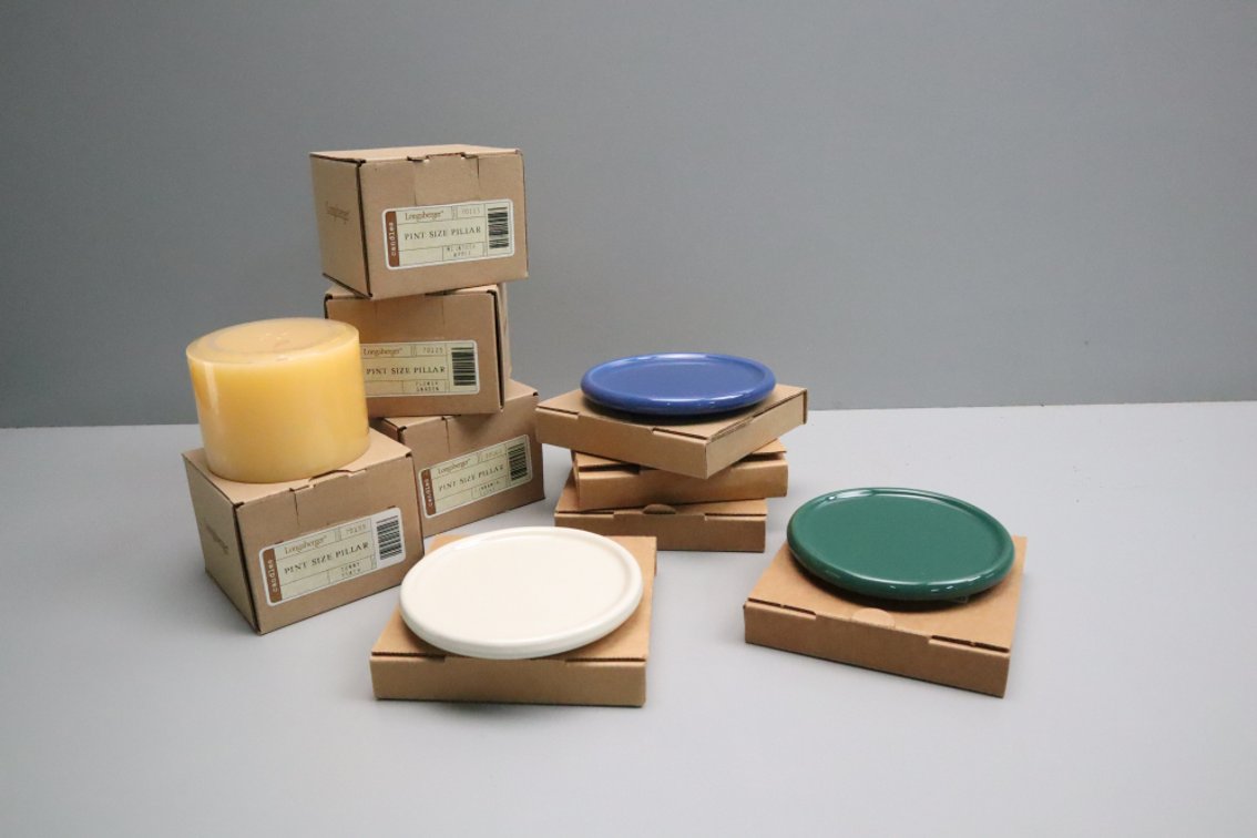 Longaberger Coasters and Pint Size Pillars