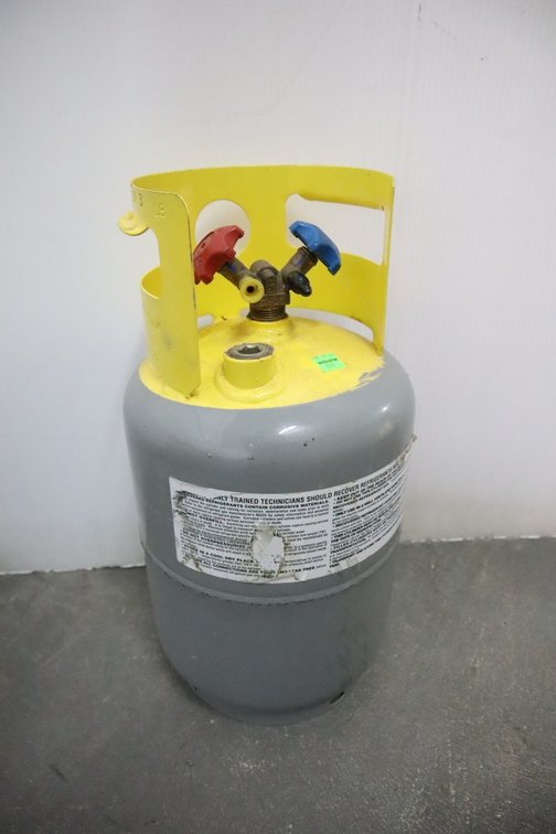 Refrigerant Tank, Partially Full
