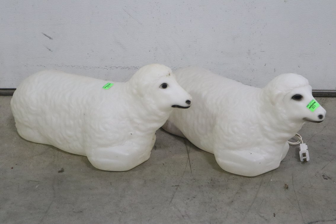 Nativity Sheep Blow Molds