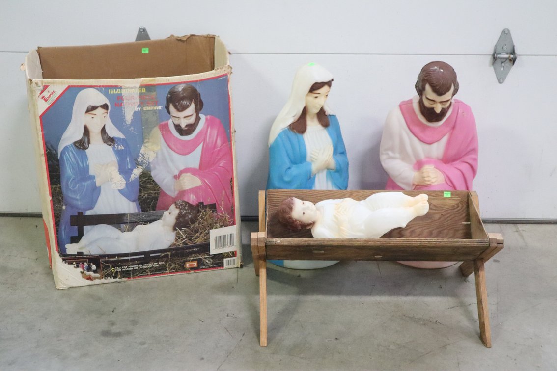 Nativity Set Blow Molds