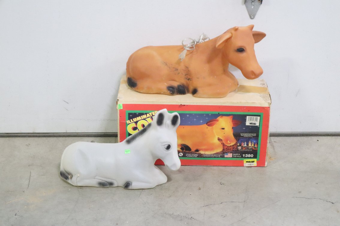 Nativity Animal Blow Molds