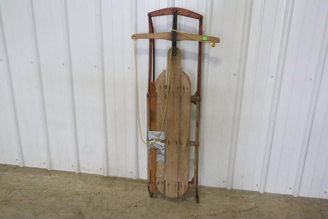 Vintage Wood Sled