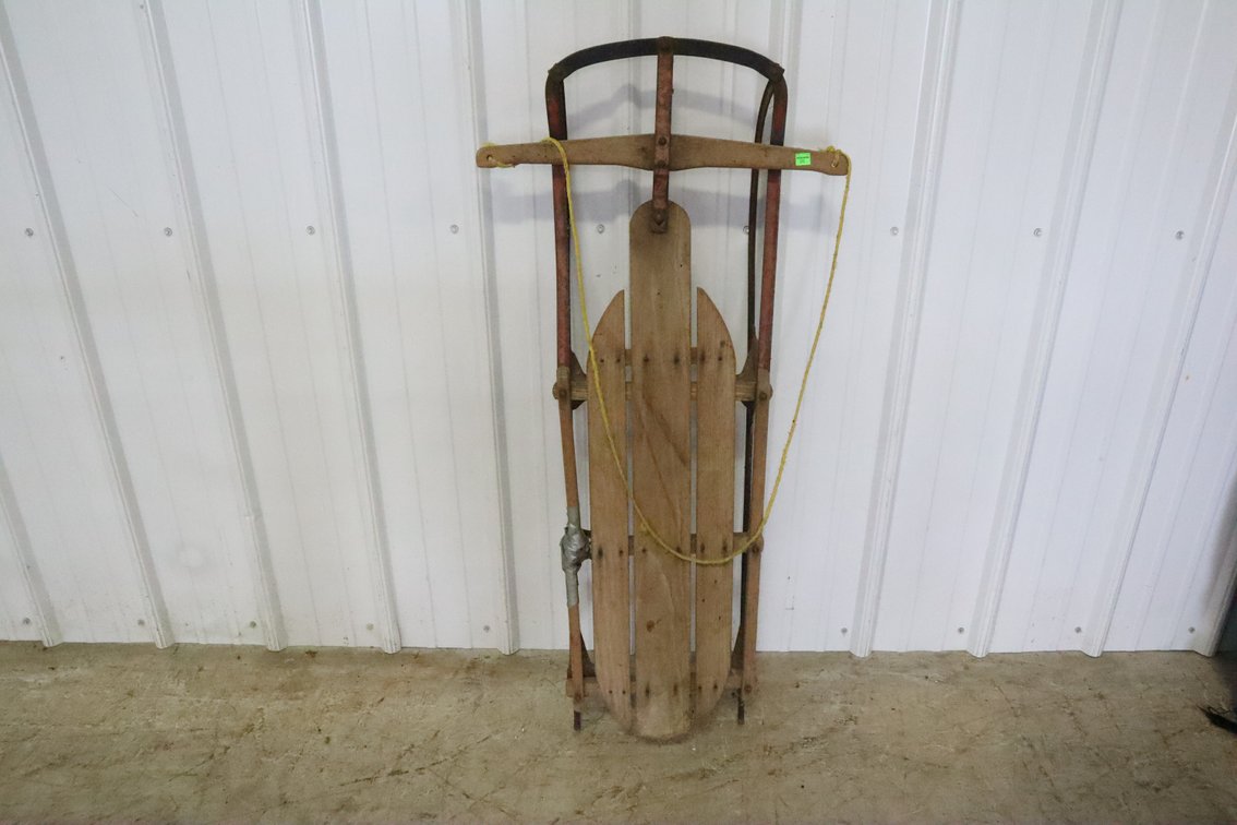 Vintage Wood Sled