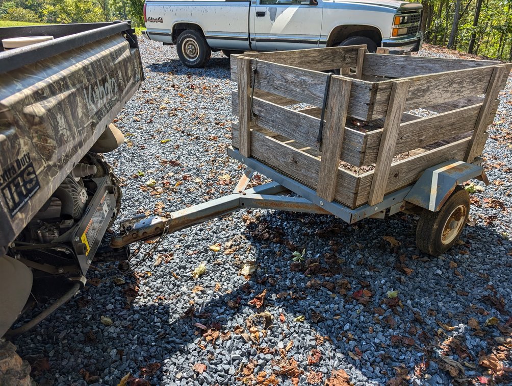 4' Galvanized Trailer