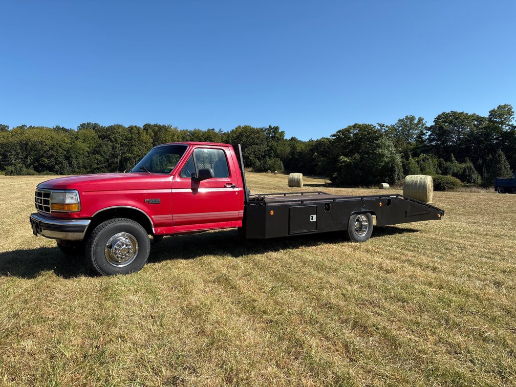 1997 Ford F-450 XLT Flat Bed, Manual