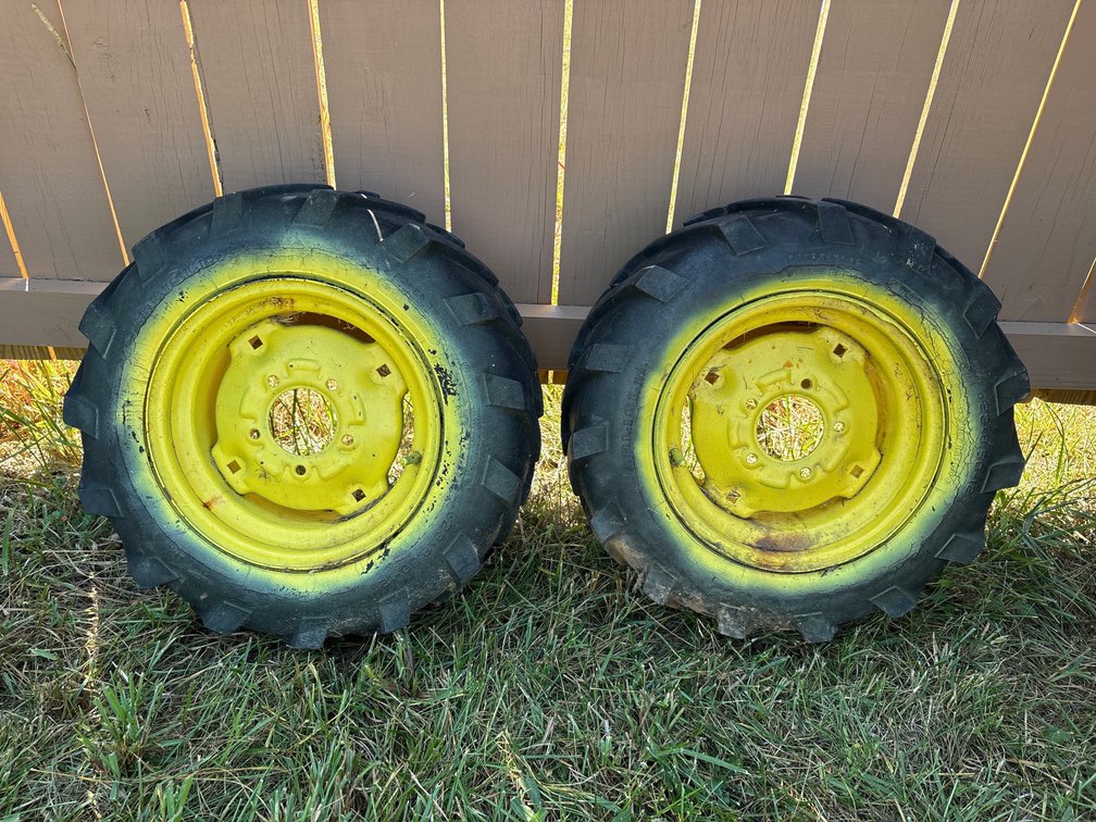 (2) John Deere Wheels / Tires 