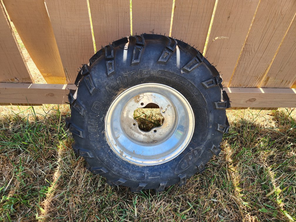 ATV Aluminum wheel with tire