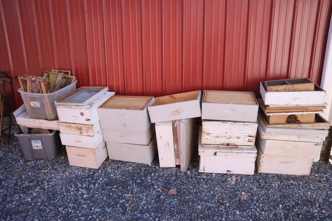 Group Of Beehives