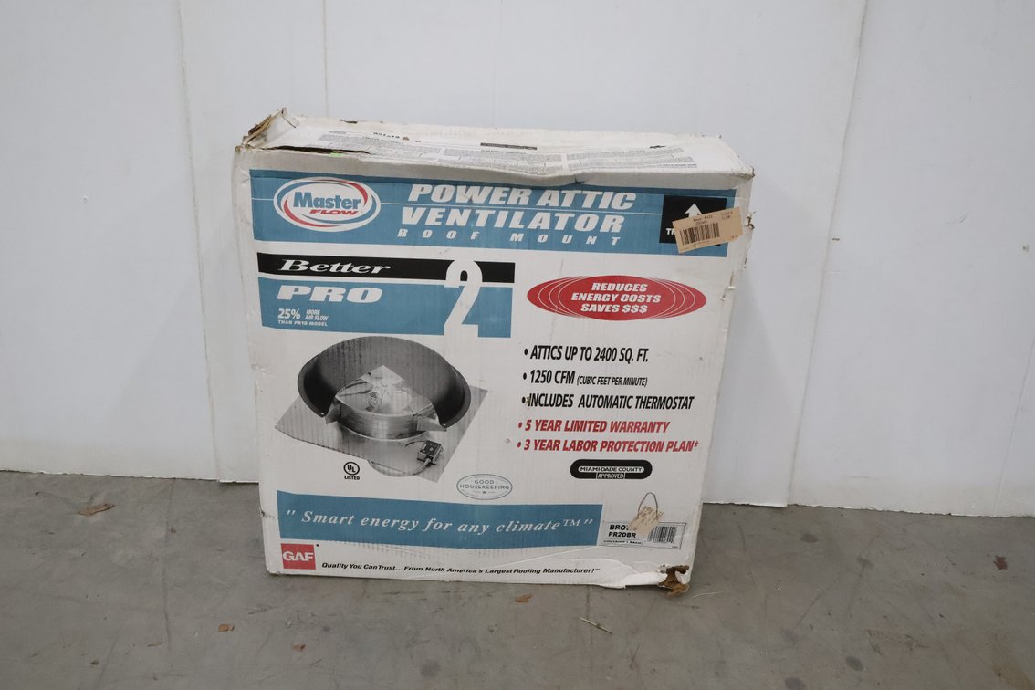 Power Attic Ventilator Roof Mount
