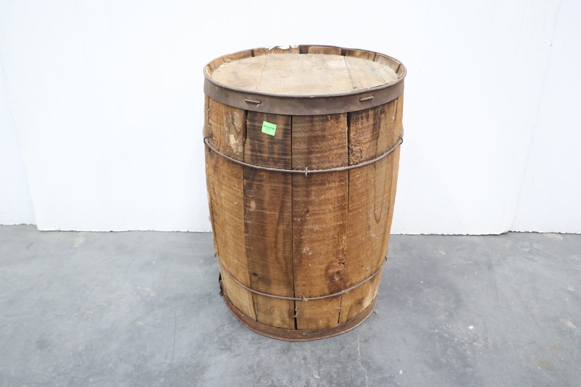 Vintage Wooden Barrel