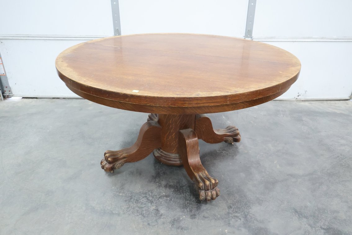 Antique Pedestal Dining Table