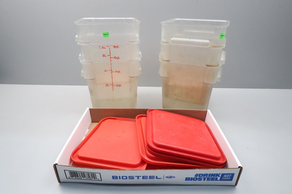 Plastic Food Tubs