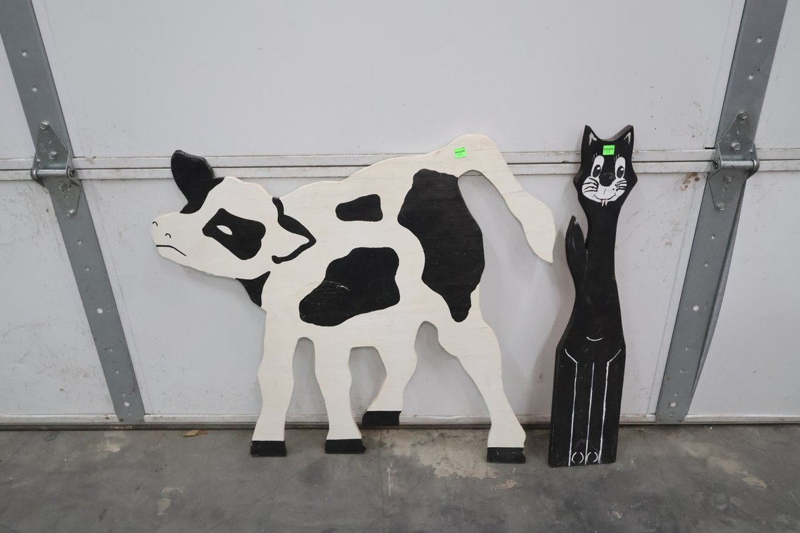 Painted Yard Decor