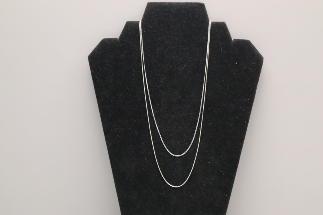 Two Sterling Silver Necklaces