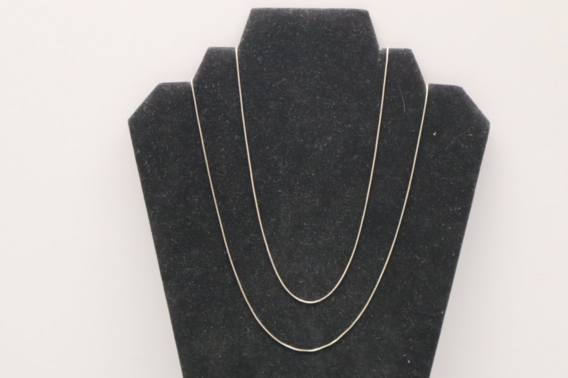 Two Sterling Silver Necklaces