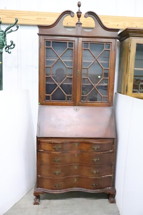 Chippendale Style Secretary Desk