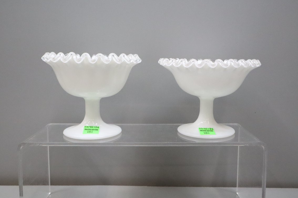 Fenton Glass Candy Dishes