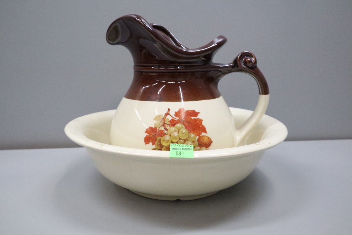 McCoy Pitcher and Bowl Set
