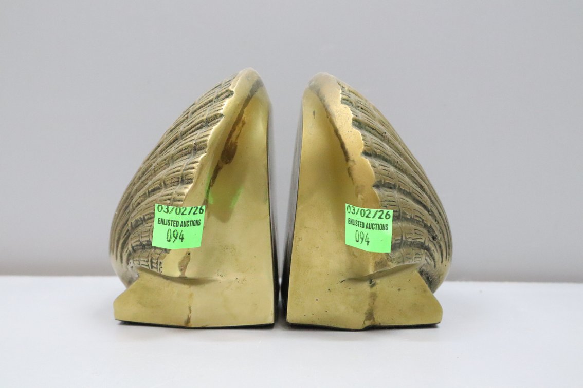 Brass Bookends