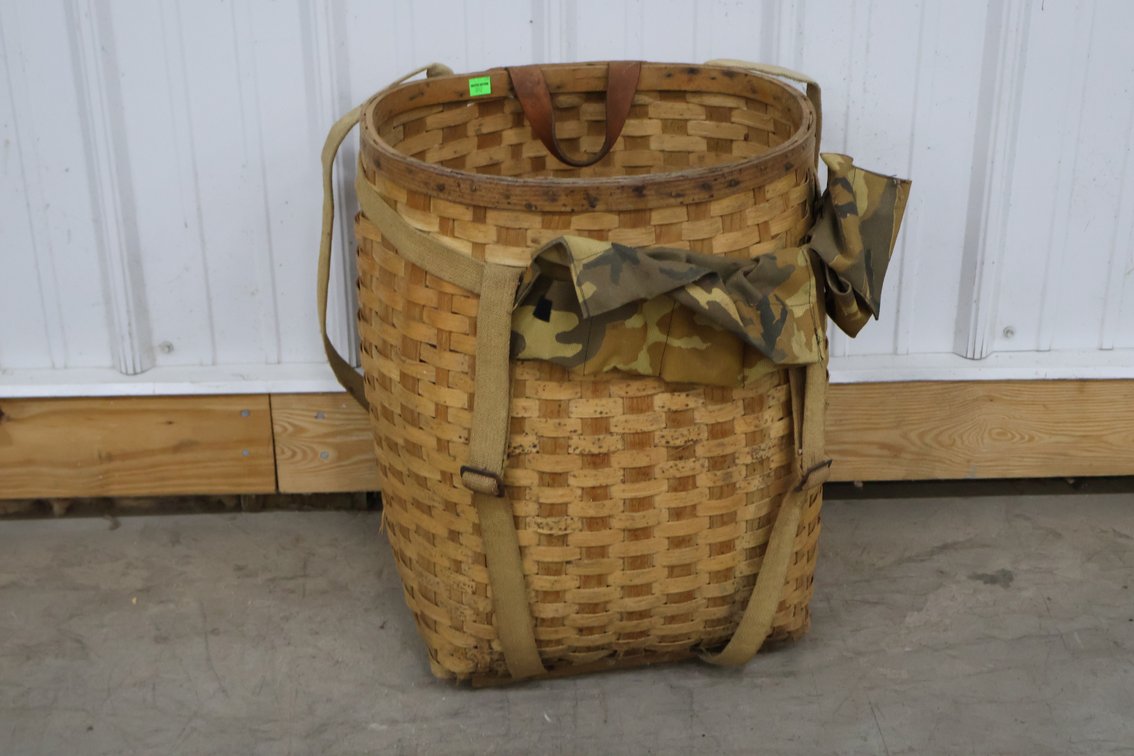 Splint Wood Pack Basket