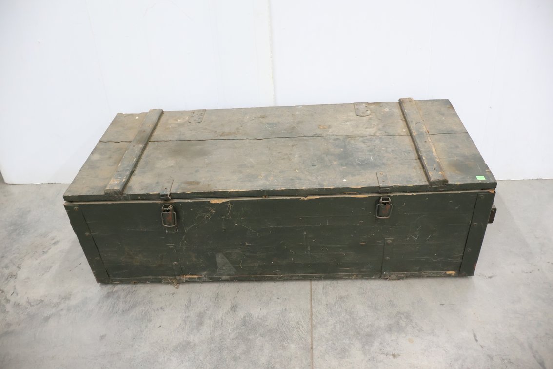 Vintage Military Ammunition Crate