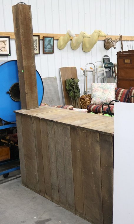 Wooden Garage Counter