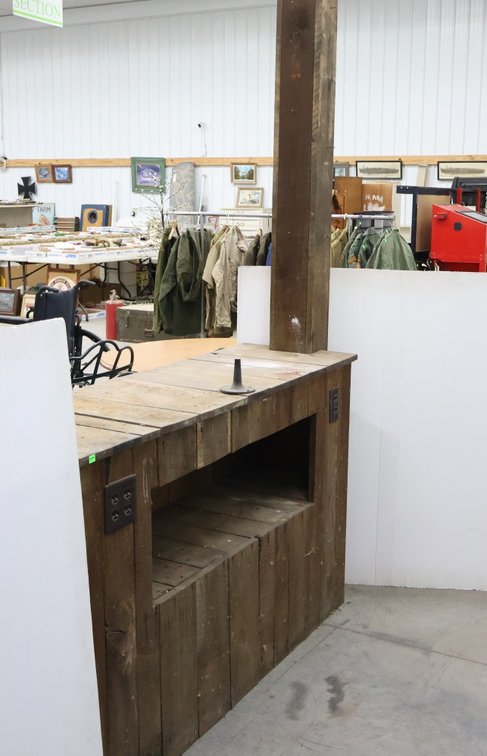 Wooden Garage Counter