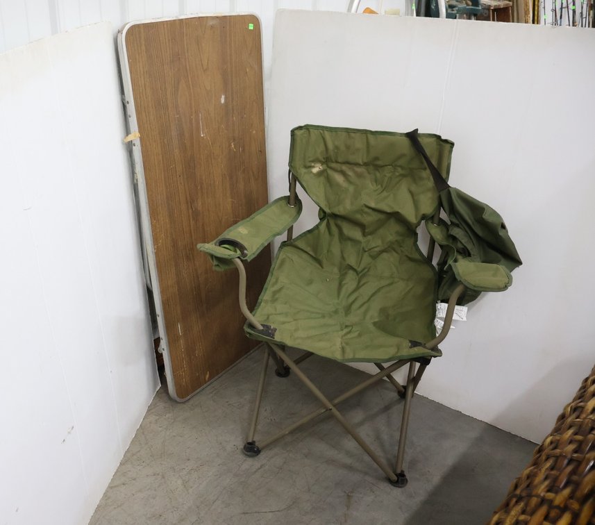 Folding Chair and Table