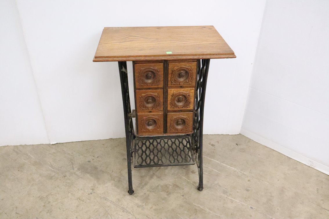 Antique Sewing Cabinet Drawers
