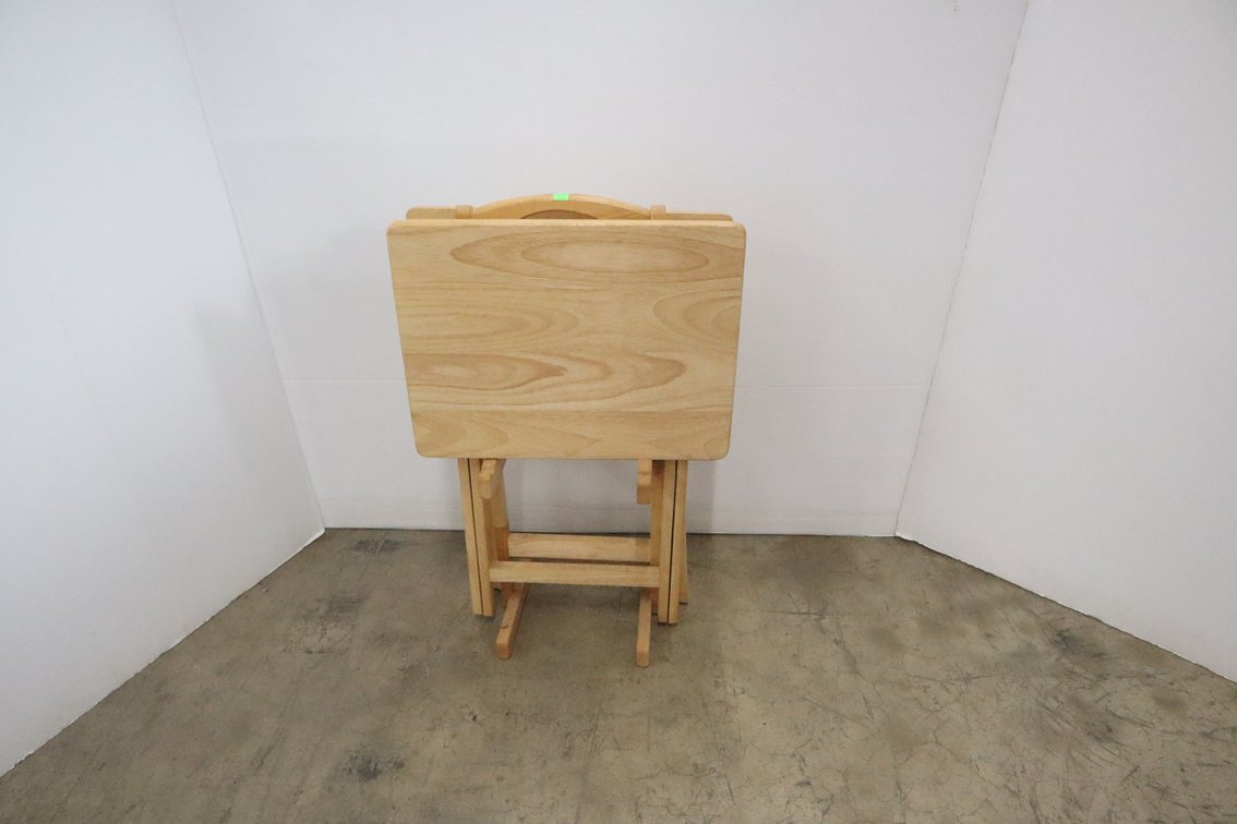 Two TV Tray Tables