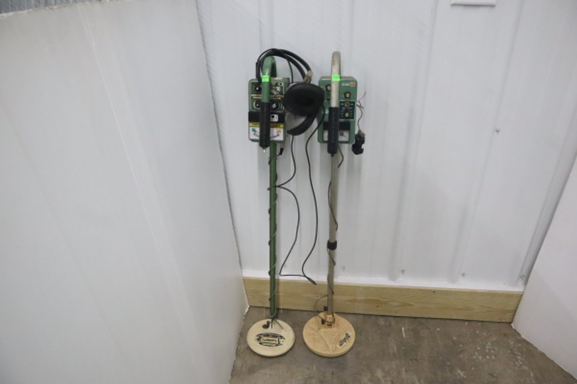Two Vintage Metal Detectors